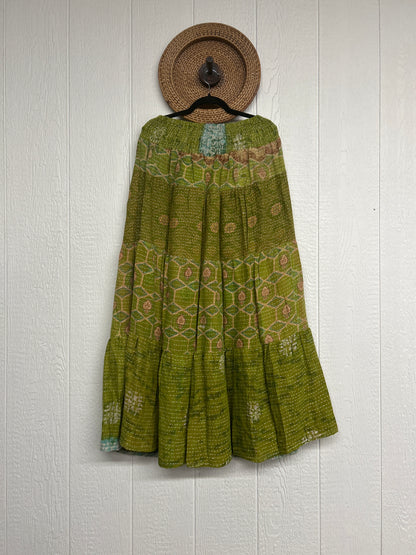 Pareo Kantha Lotus Maxi Skirt 0826 262