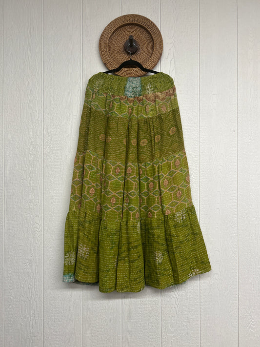 Pareo Kantha Lotus Maxi Skirt 0826 262