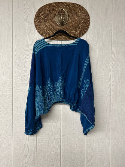 Crepe Sari Luna Crop Top 0126 238