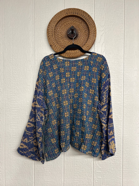 Pareo Kantha Wanderer Pocket Crop Top 0226 055