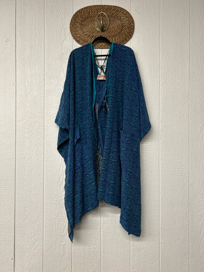 Crepe Sari Orchid Kimono 0626 145