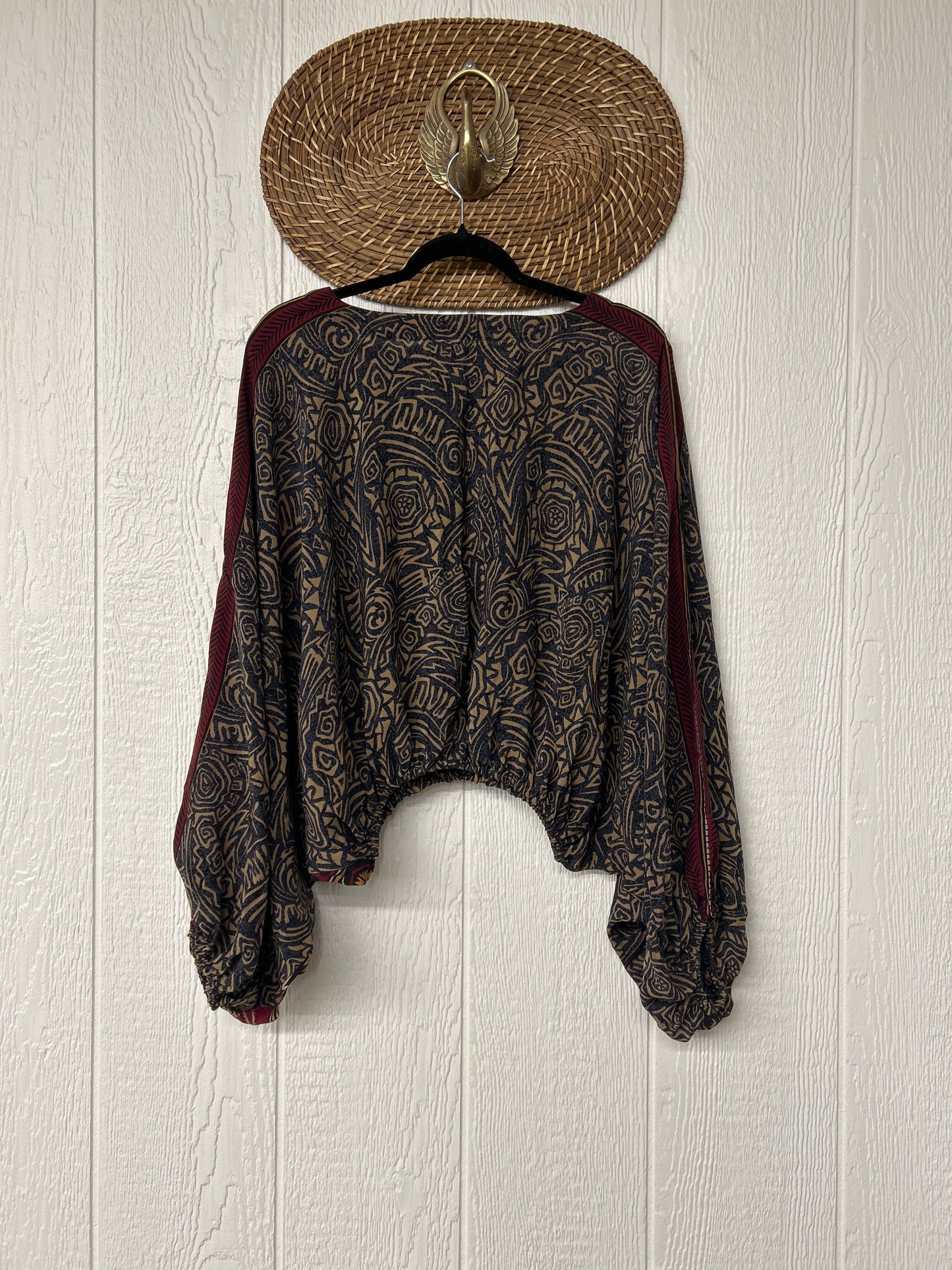 Crepe Sari Luna Crop Top 0126 247