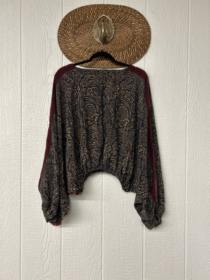 Crepe Sari Luna Crop Top 0126 247