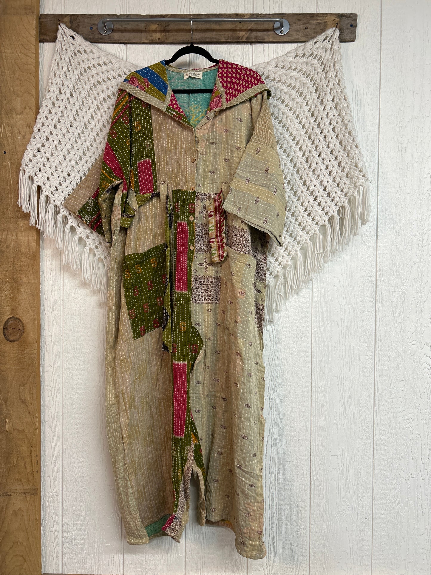 Kantha Zen Hoodie Jumpsuit 0925 243
