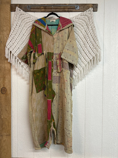 Kantha Zen Hoodie Jumpsuit 0925 243