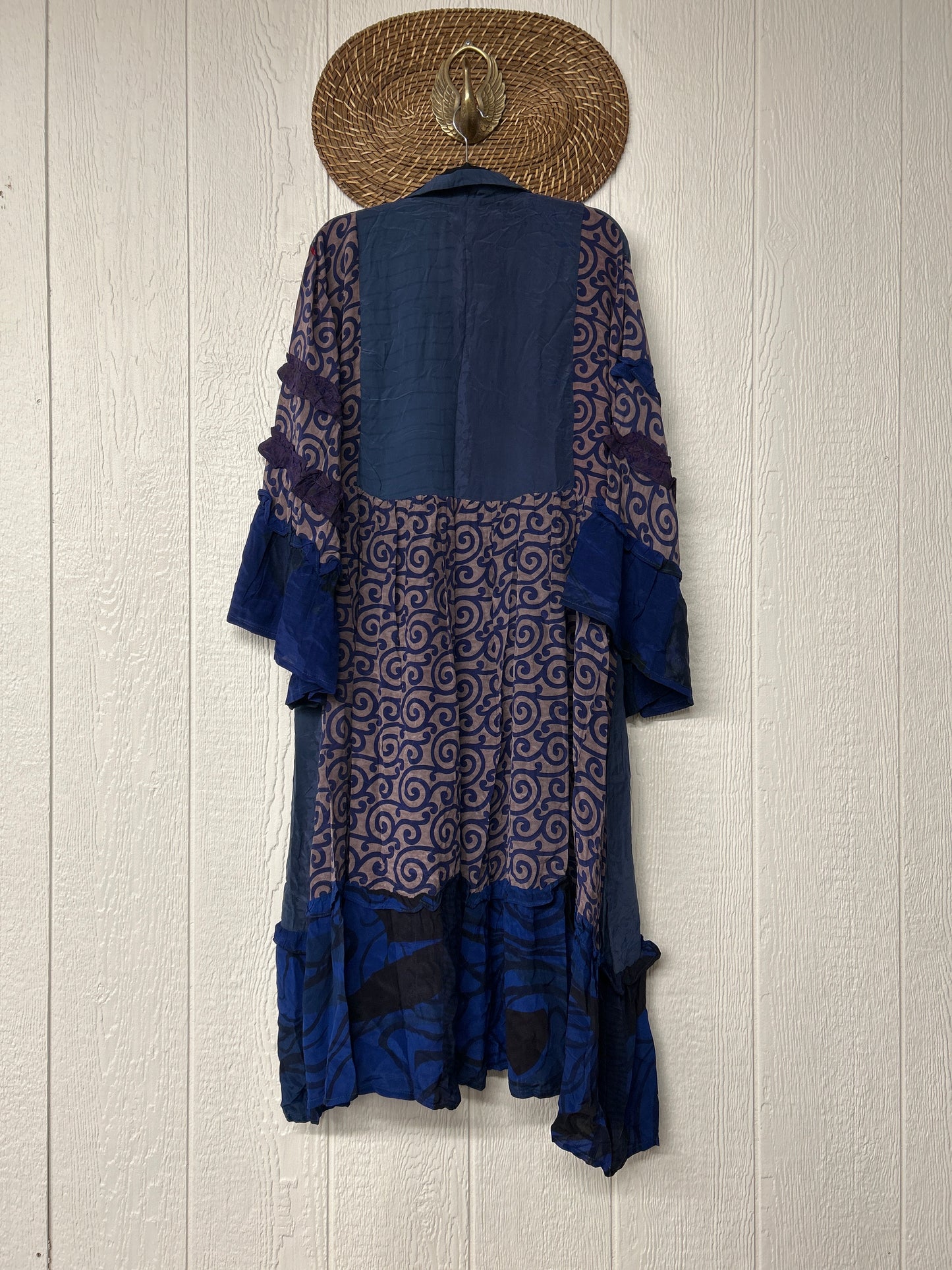 Crepe Sari Rhiannon Duster Dress 0226 054