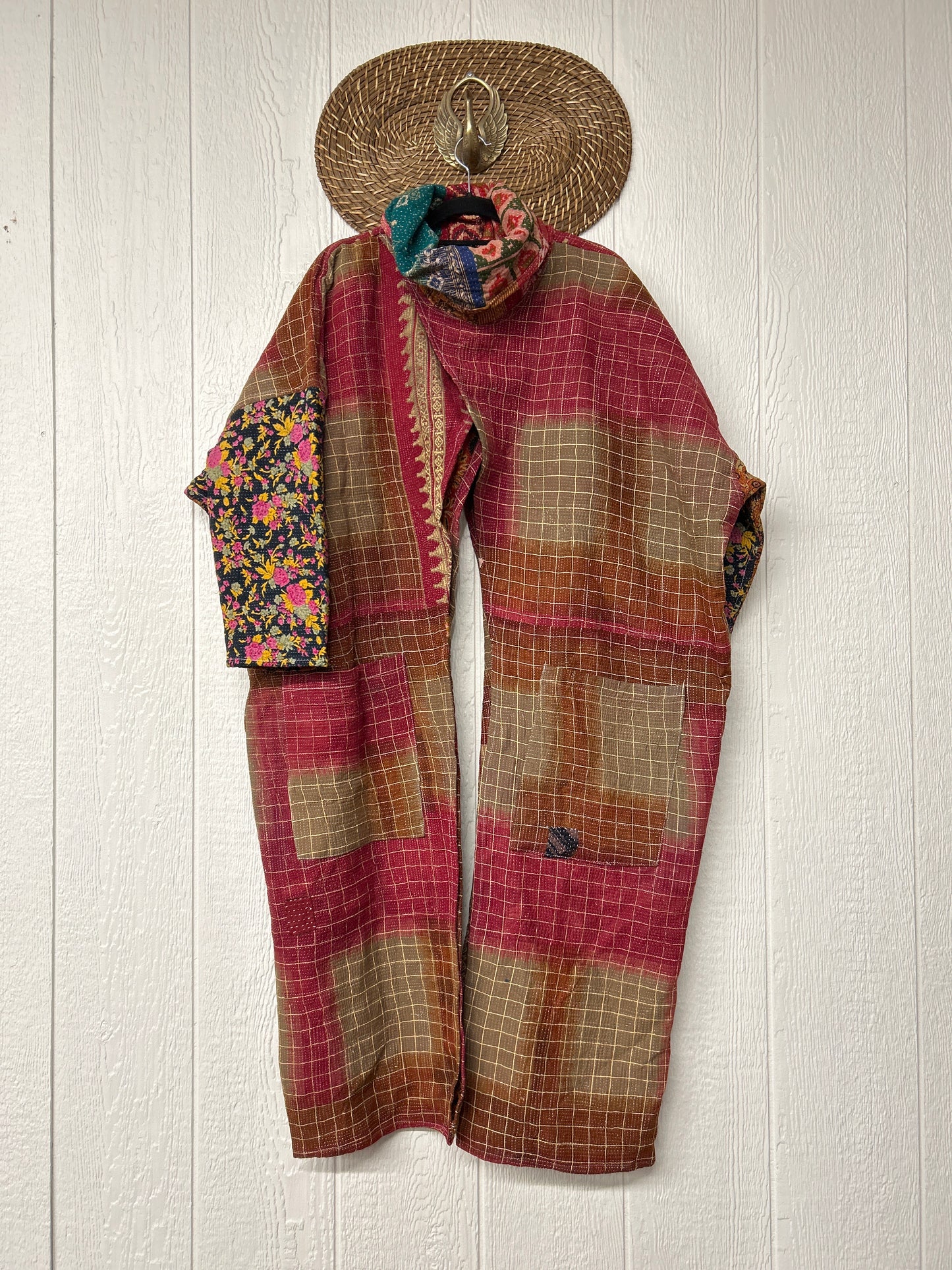 Fine Kantha Cowl Split Pullover 1225 102