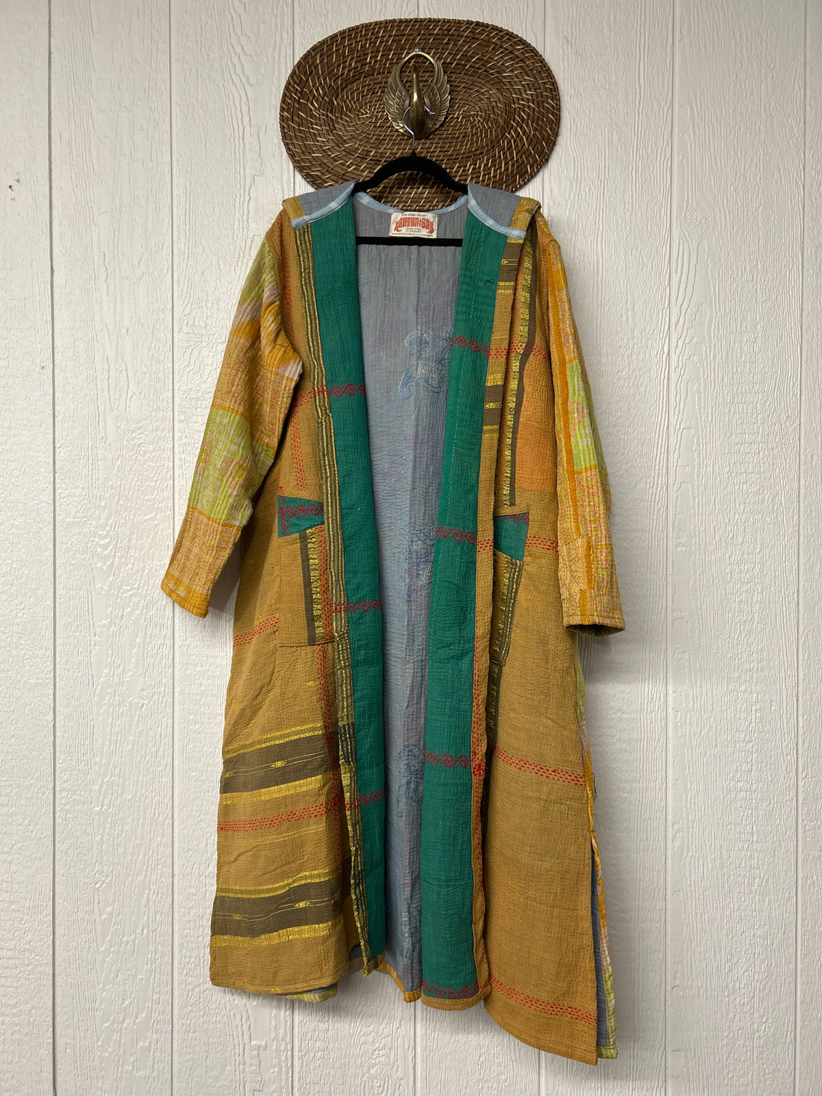 Fine Kantha Rising Sun Coat 1026 008