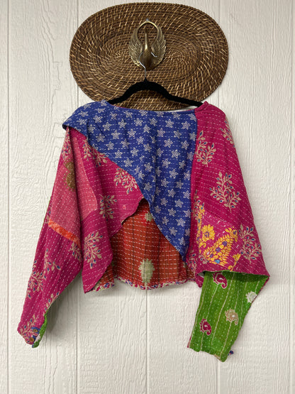 Pareo Kantha In Bloom Cropped Pullover 0326 138