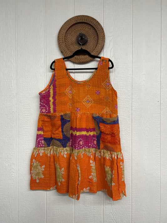 Kantha Meadow Mini Dress 0625 111
