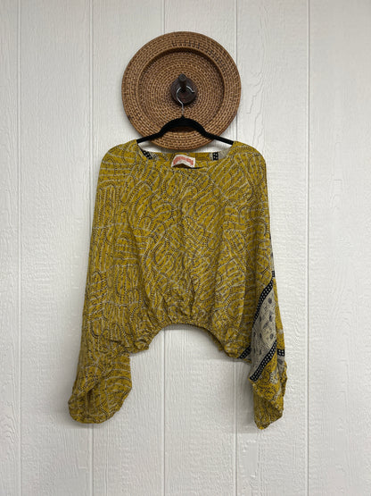 Crepe Sari Luna Crop Top 0126 070