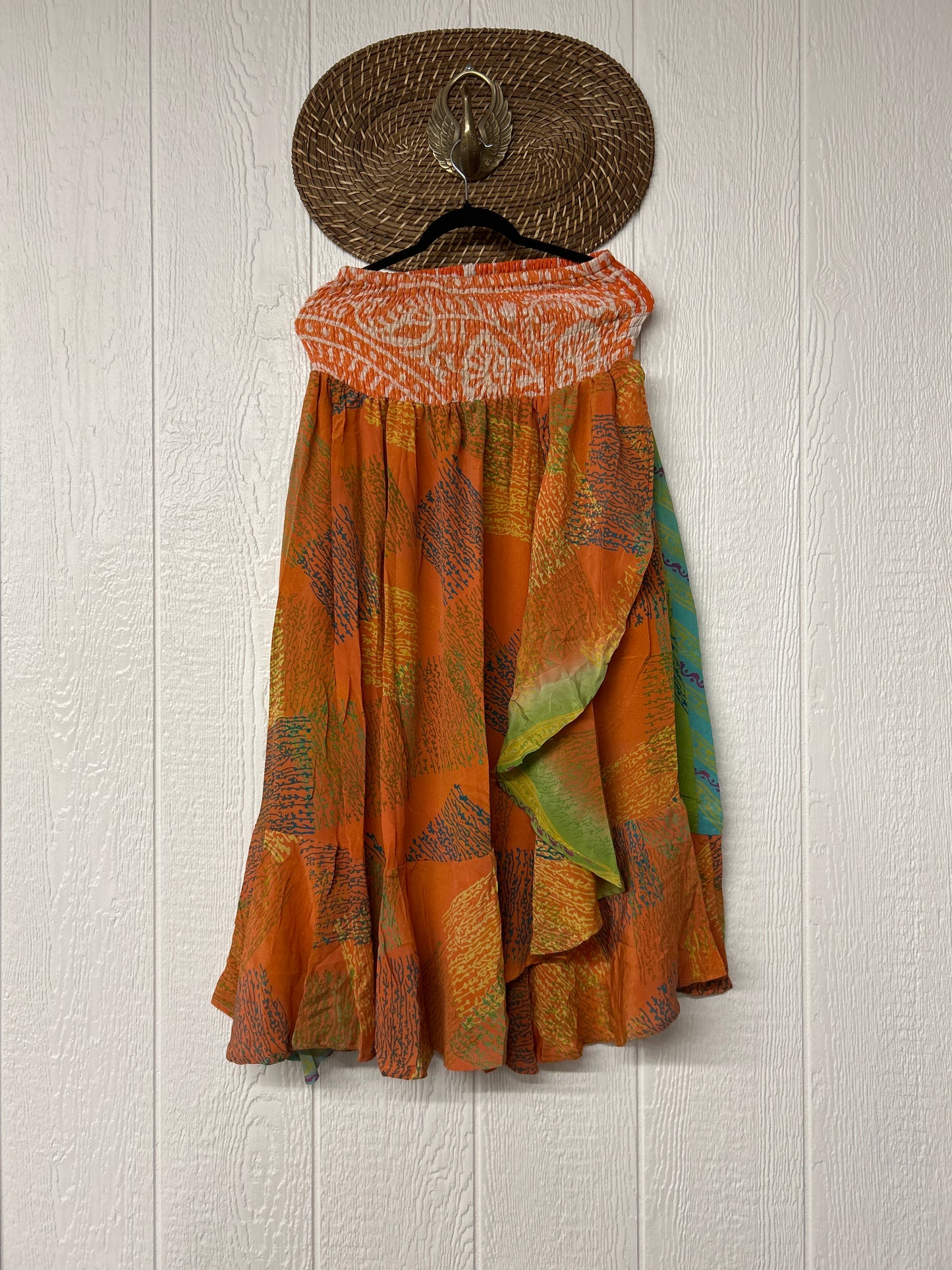 Crepe Sari Inner Peace Wrap Skirt 0626 201
