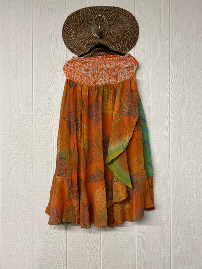 Crepe Sari Inner Peace Wrap Skirt 0626 201
