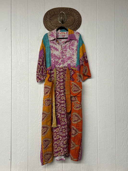 Pareo Kantha Gravity Duster Dress 0226 088