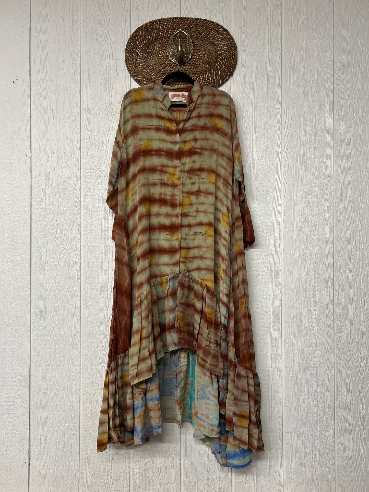 Crepe Sari Dahlia Duster Dress 0326 274