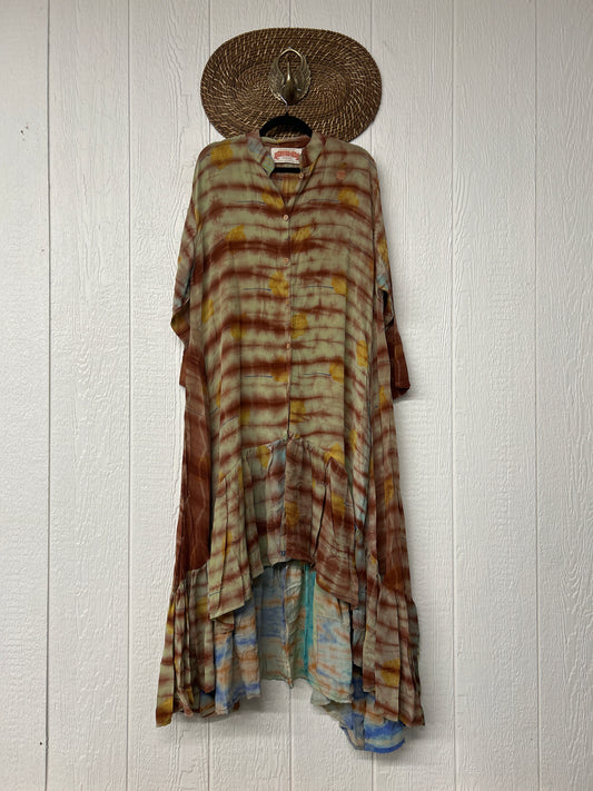 Crepe Sari Dahlia Duster Dress 0326 274