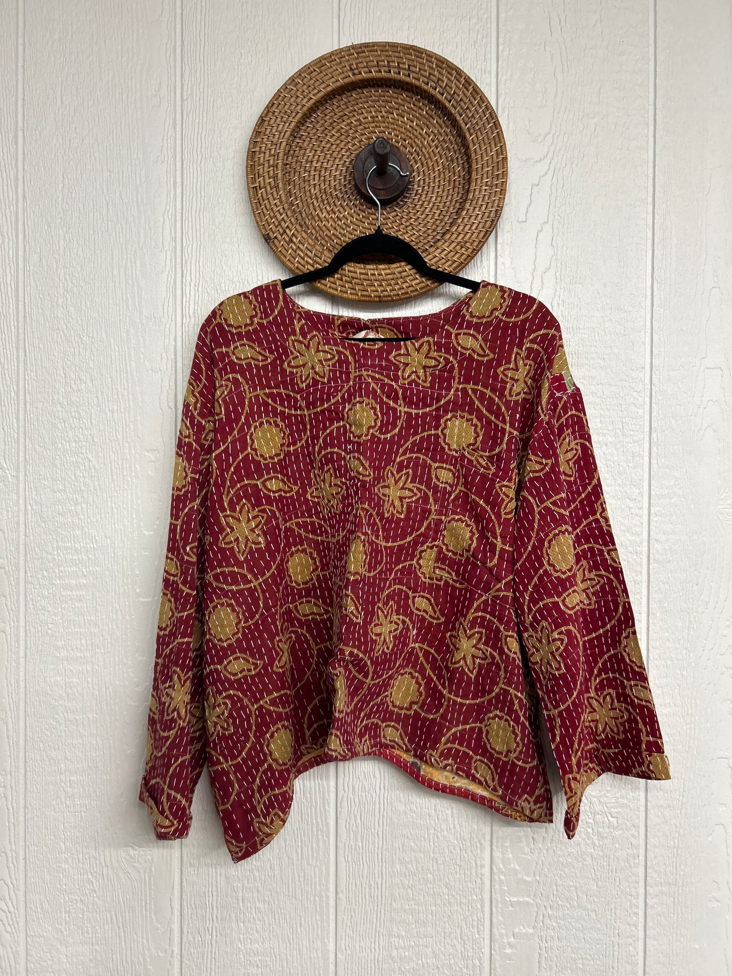 Pareo Kantha Wanderer Pocket Crop Top 0226 046