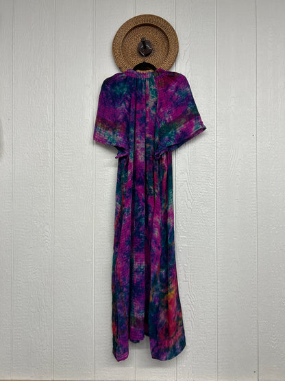 Crepe Sari Summer Woodstock Duster 0626 130