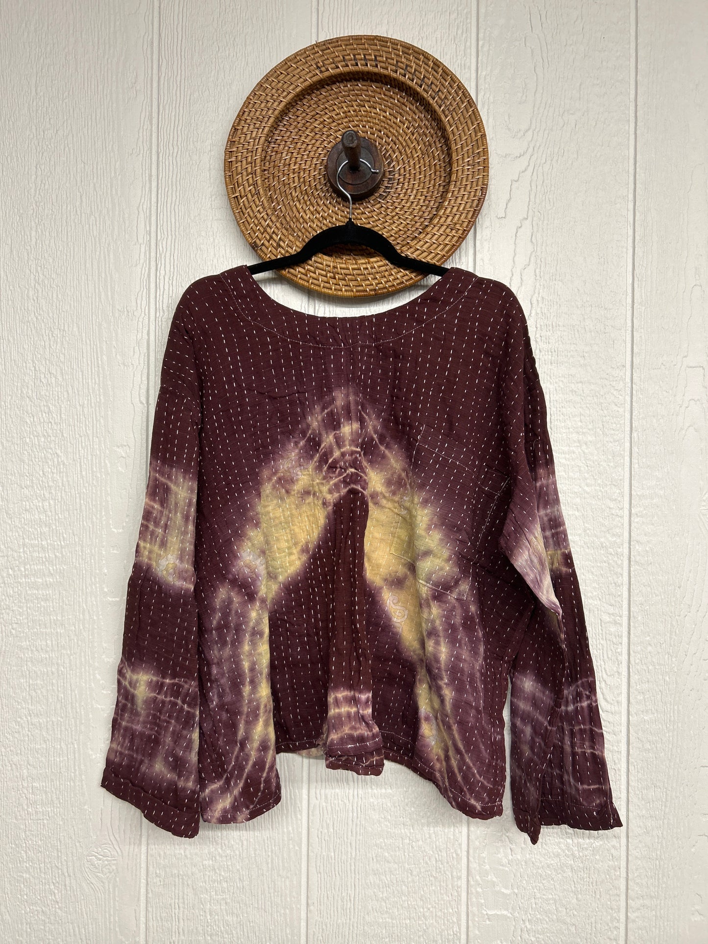 Pareo Kantha Wanderer Pocket Crop Top 0526 002