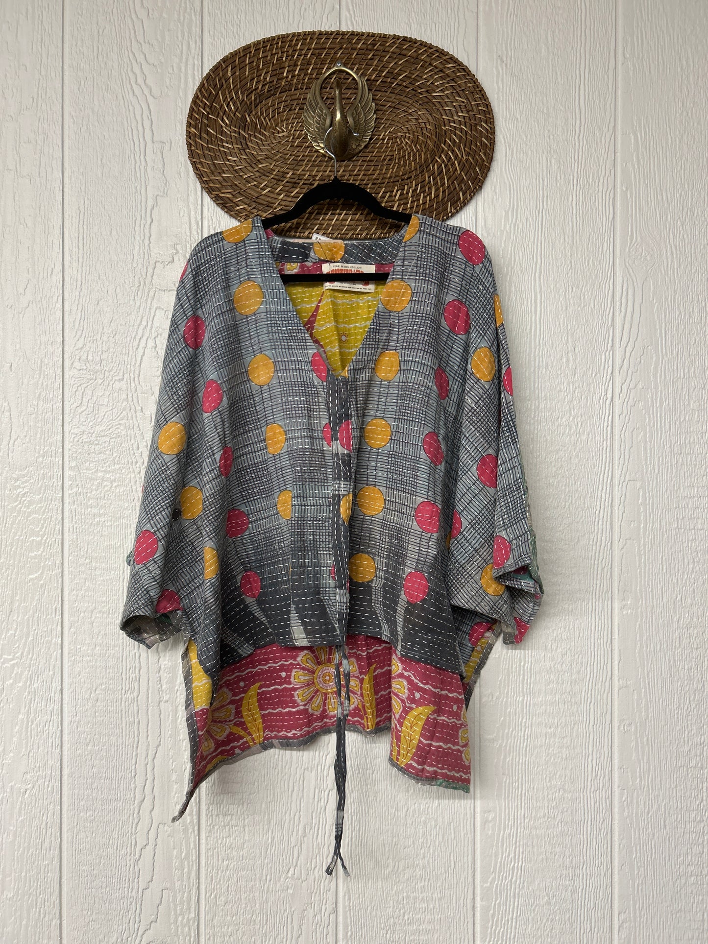 Pareo Kantha Hi-Lo Butterfly Top 0626 079