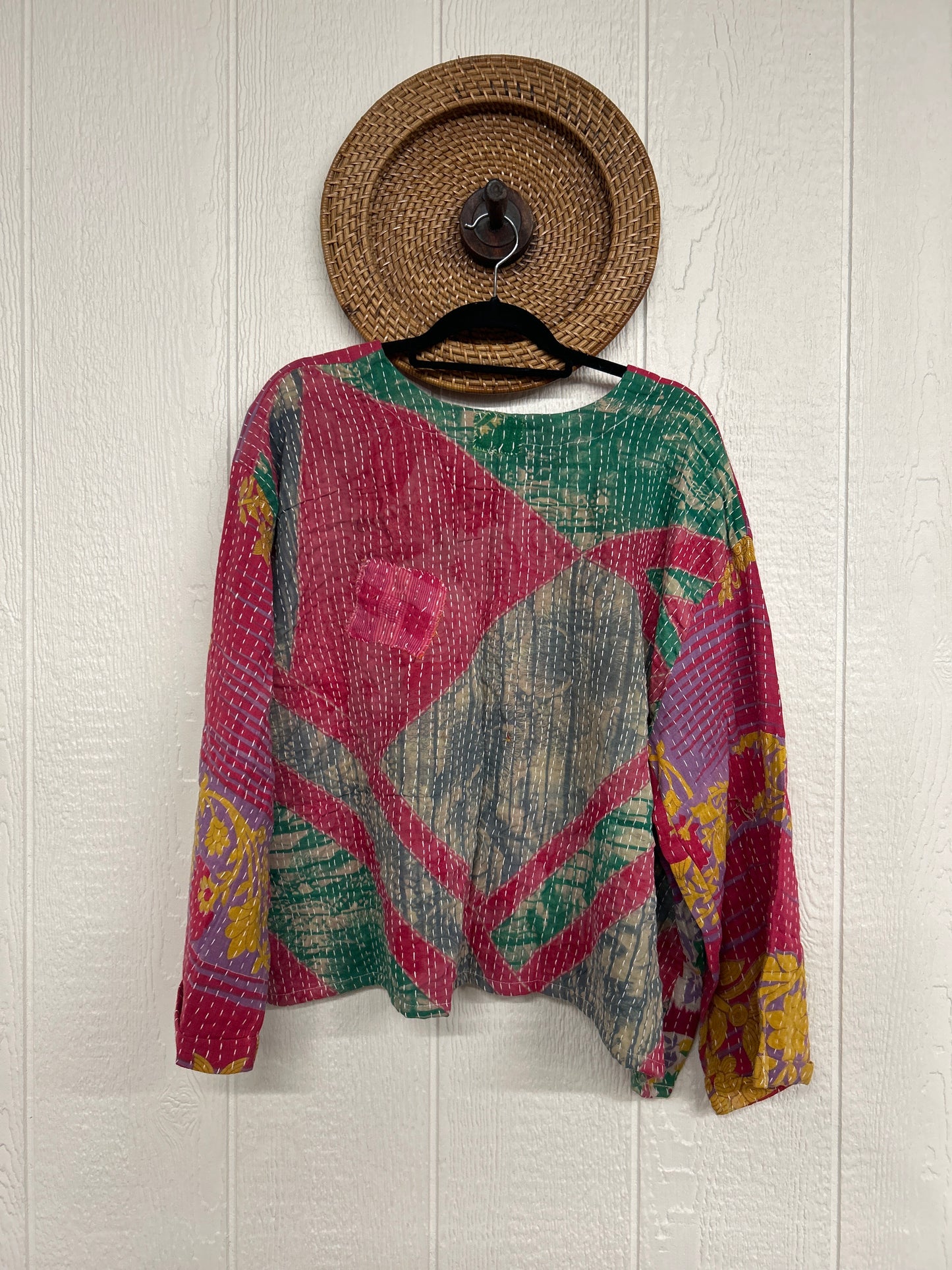 Pareo Kantha Wanderer Pocket Crop Top 0226 039