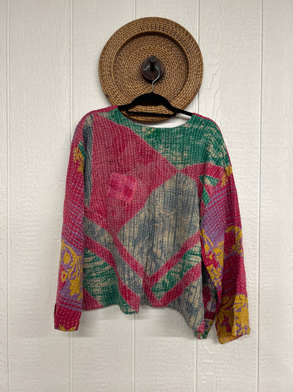 Pareo Kantha Wanderer Pocket Crop Top 0226 039