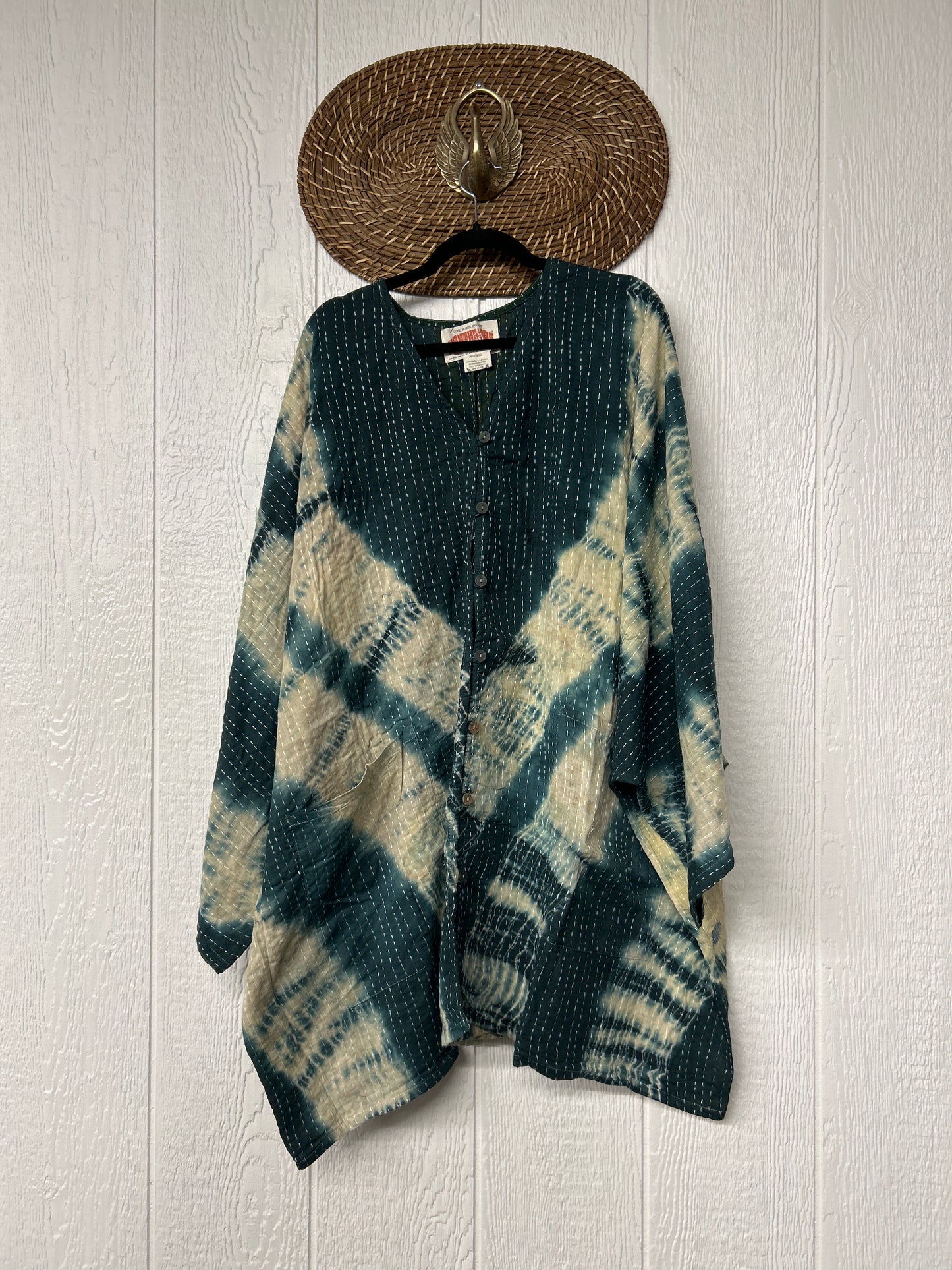 Pareo Kantha Gaia Button-Down Kimono 0526 042
