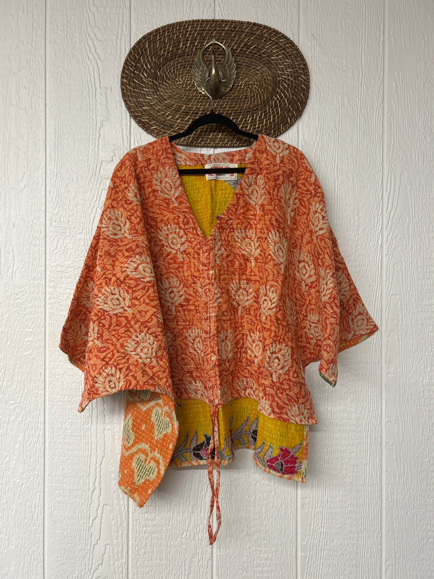 Pareo Kantha Hi-Lo Butterfly Top 0626 027
