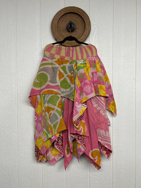 Pareo Kantha Pixie Skirt 0426 041