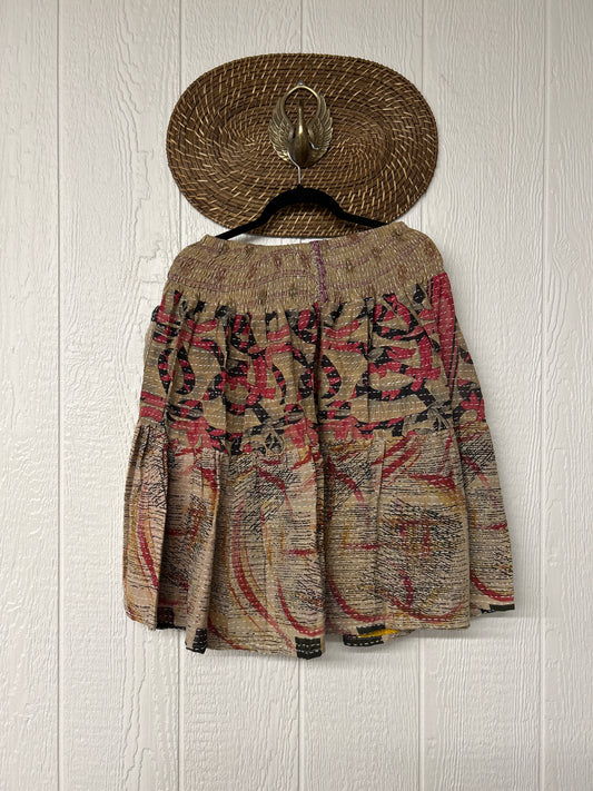 Pareo Kantha Meadow Skirt 0826 115
