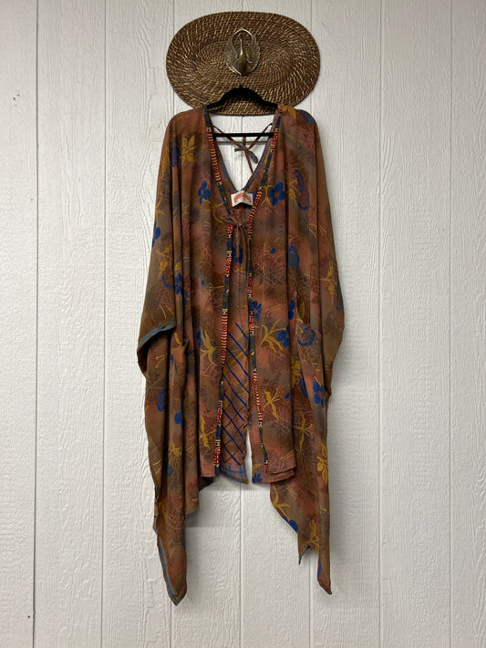 Crepe Sari Orchid Kimono 0626 130