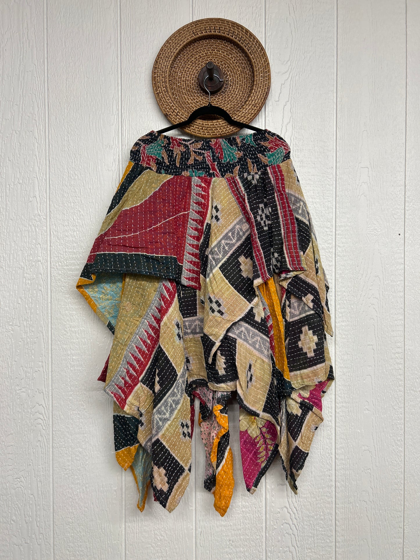 Pareo Kantha Pixie Skirt 0426 112