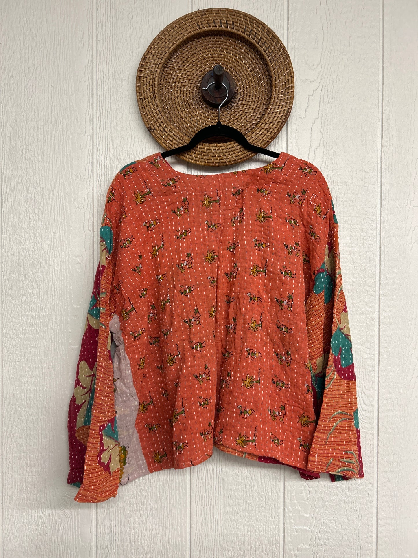 Pareo Kantha Wanderer Pocket Crop Top 0226 198