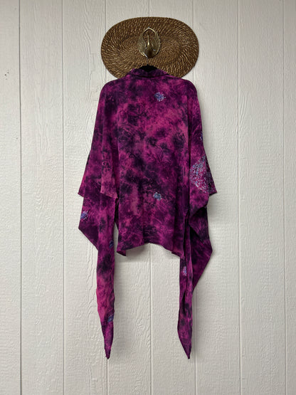 Crepe Sari Summer Nirvana Button Down 0626 073