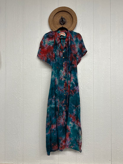 Crepe Sari Summer Woodstock Duster 0626 057