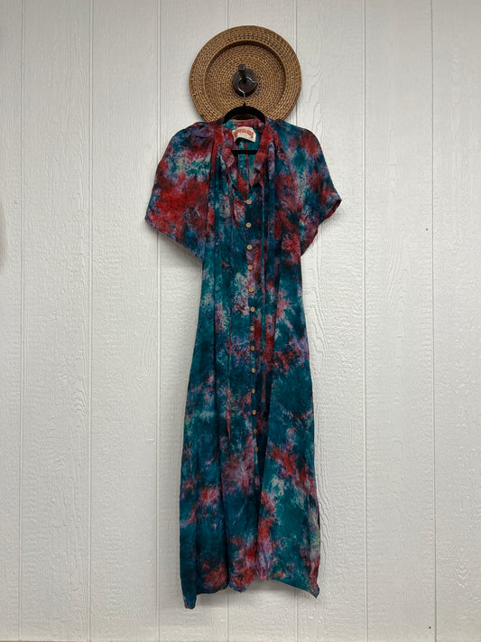 Crepe Sari Summer Woodstock Duster 0626 057