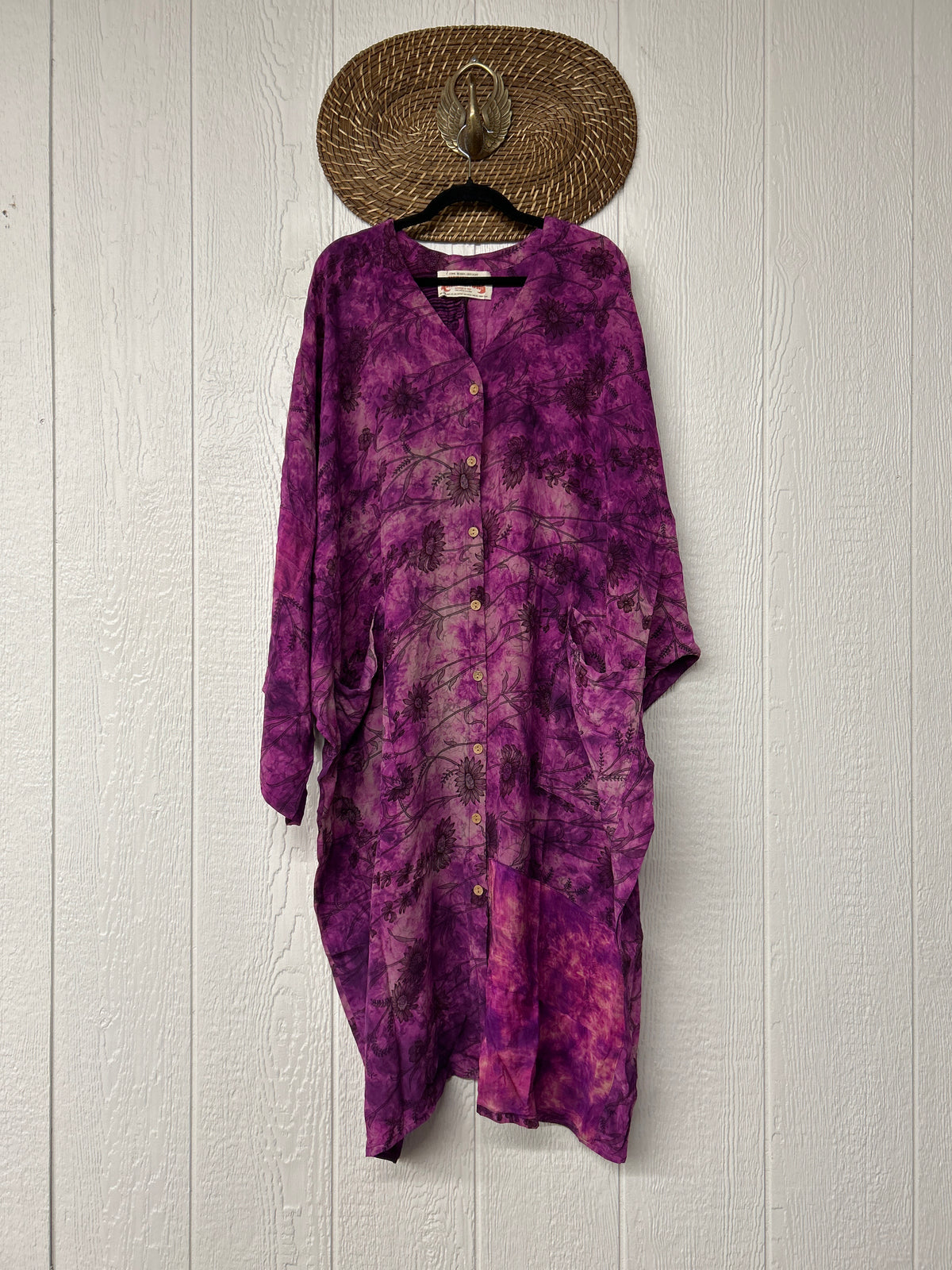 Crepe Sari Gaia Duster Dress 0826 041