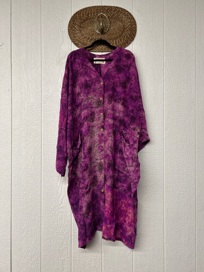 Crepe Sari Gaia Duster Dress 0826 041