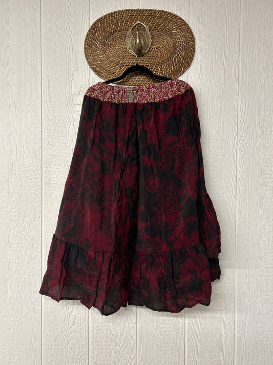 Crepe Sari Dahlia Skirt 1026 225