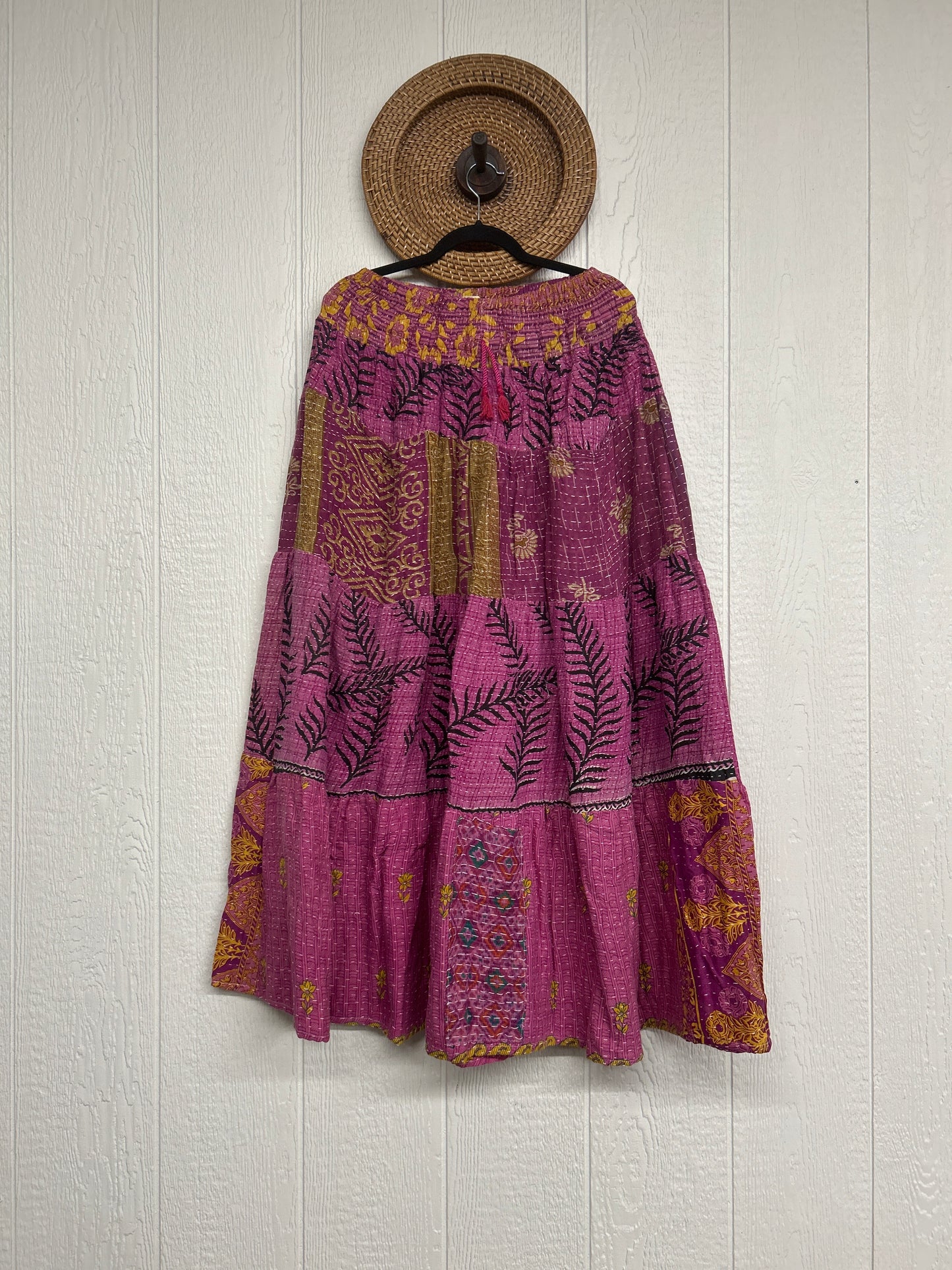 Pareo Kantha Lotus Maxi Skirt 0826 266