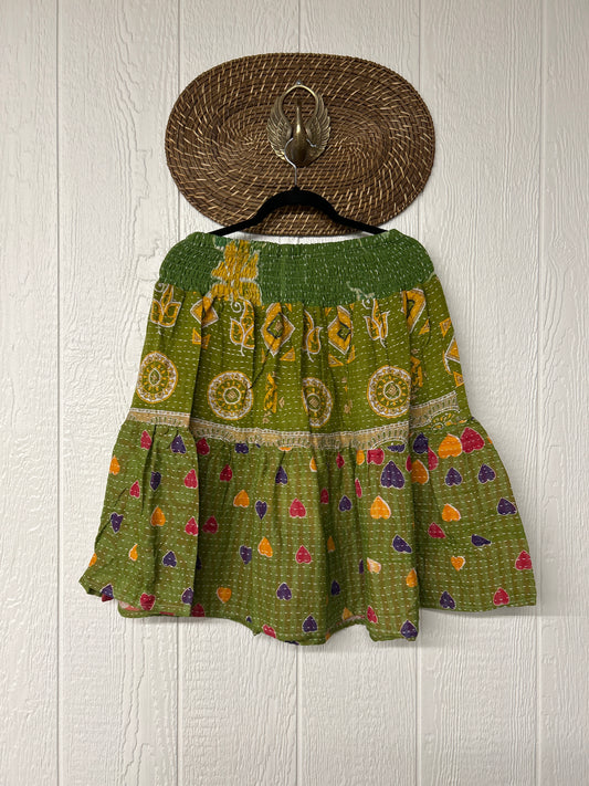 Pareo Kantha Meadow Skirt 0826 118