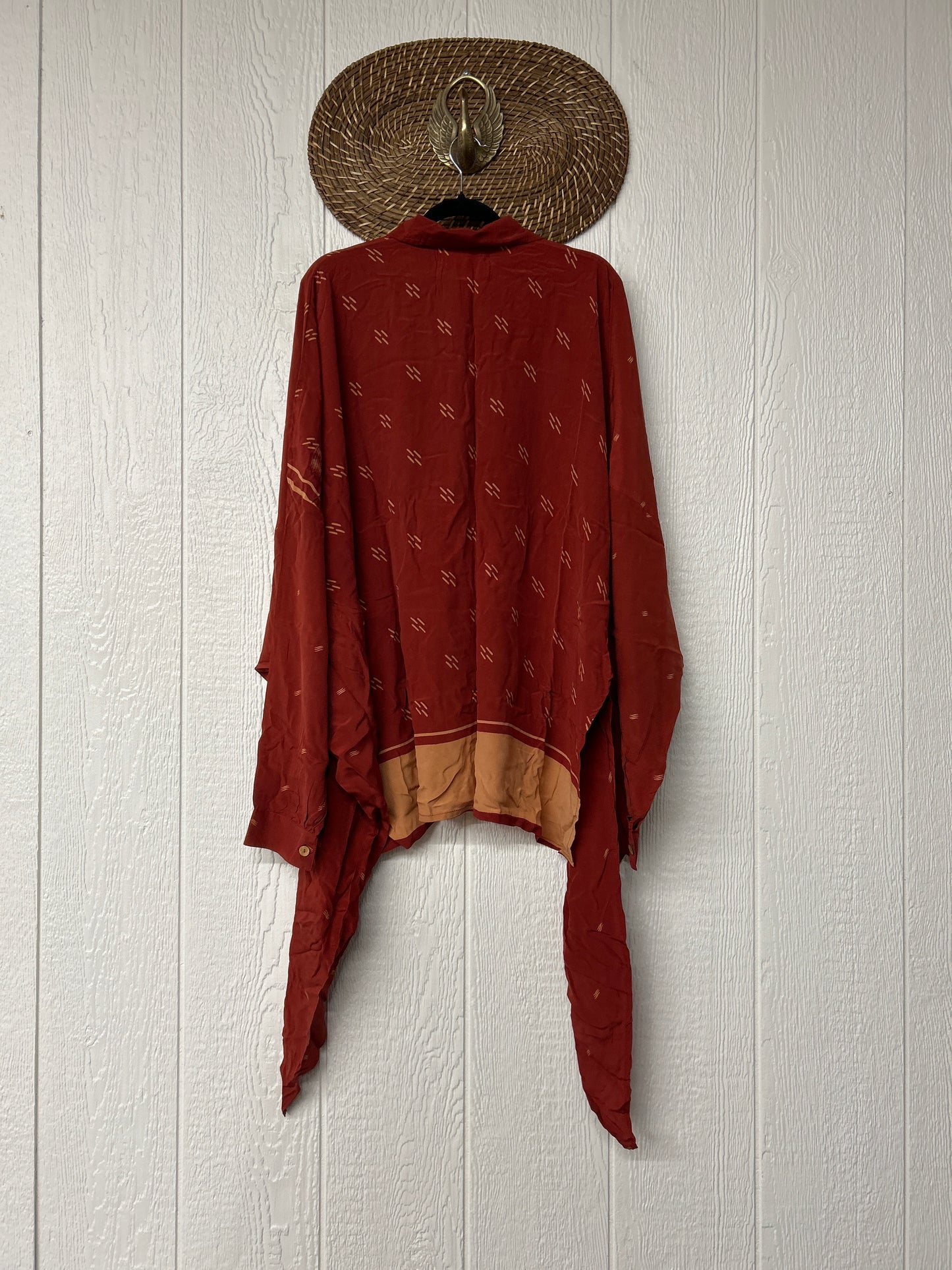 Crepe Sari Nirvana Button Down 1125 058