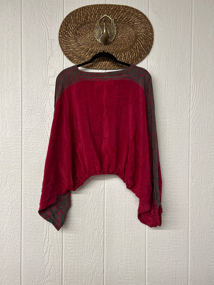 Crepe Sari Luna Crop Top 0126 280