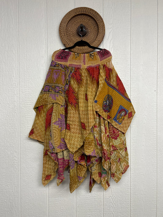 Pareo Kantha Pixie Skirt 0426 122