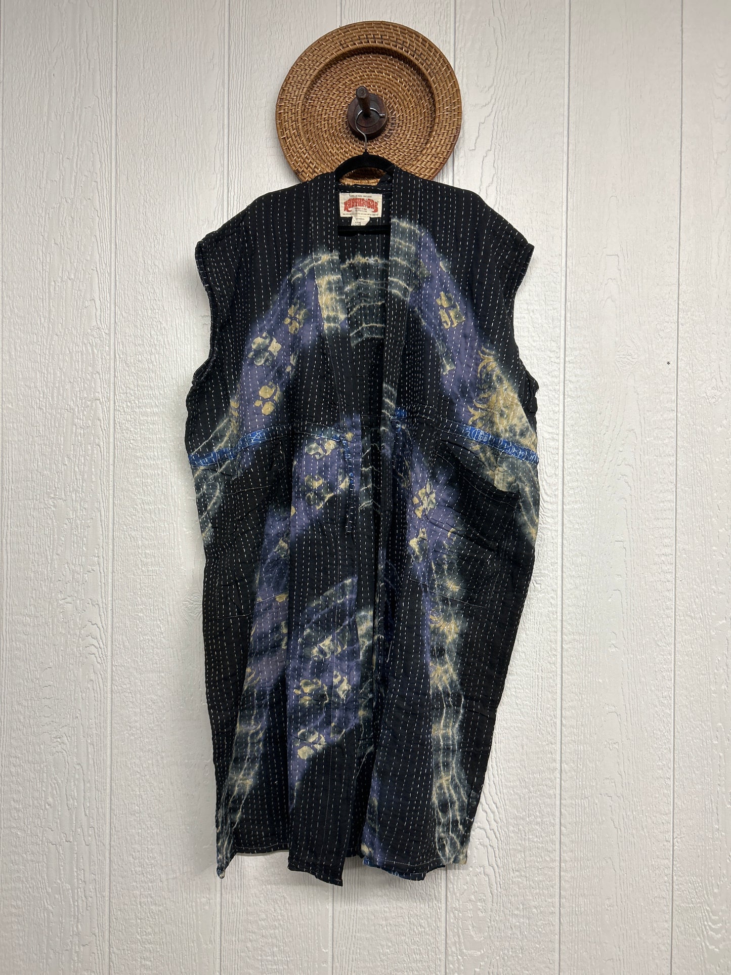 RETAIL Pareo Kantha Dreamweaver Kimono Vest 0526 030