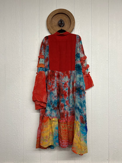 Crepe Sari Rhiannon Duster Dress 0226 217