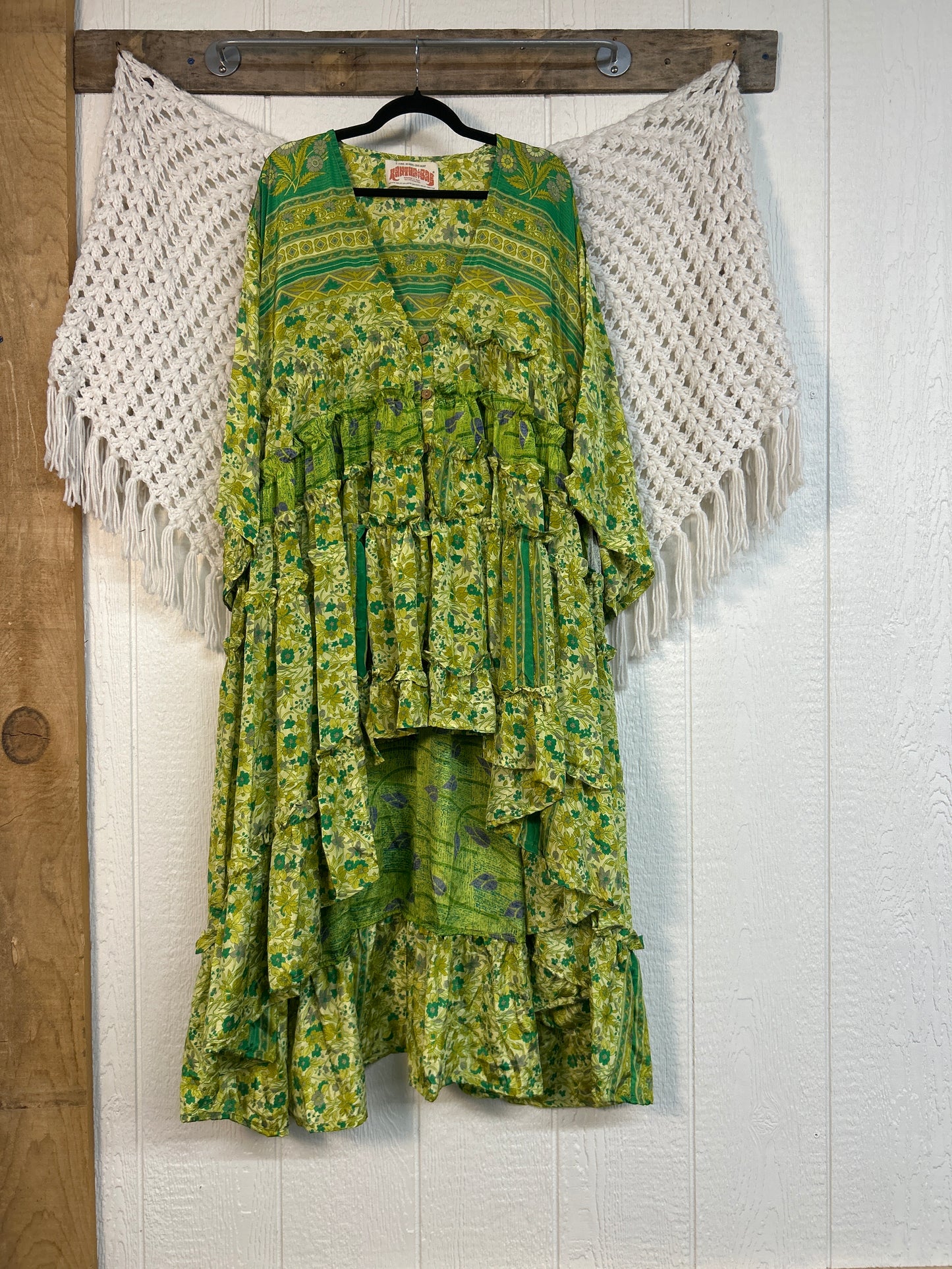 Rasgulla Sari Rhiannon Kimono 0826 077
