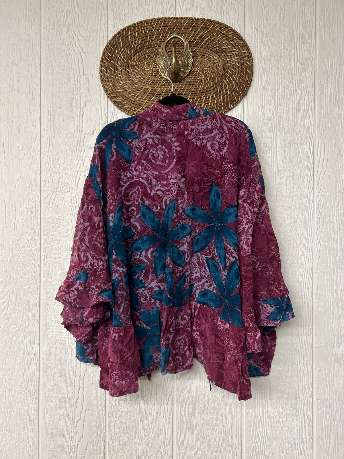 Crepe Sari Wild Rose Top 1026 163