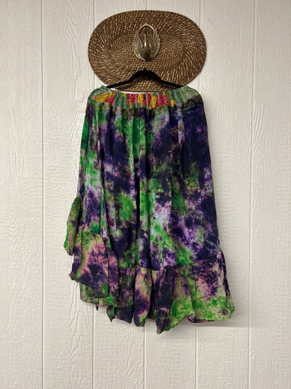 Crepe Sari Dahlia Skirt 1026 026