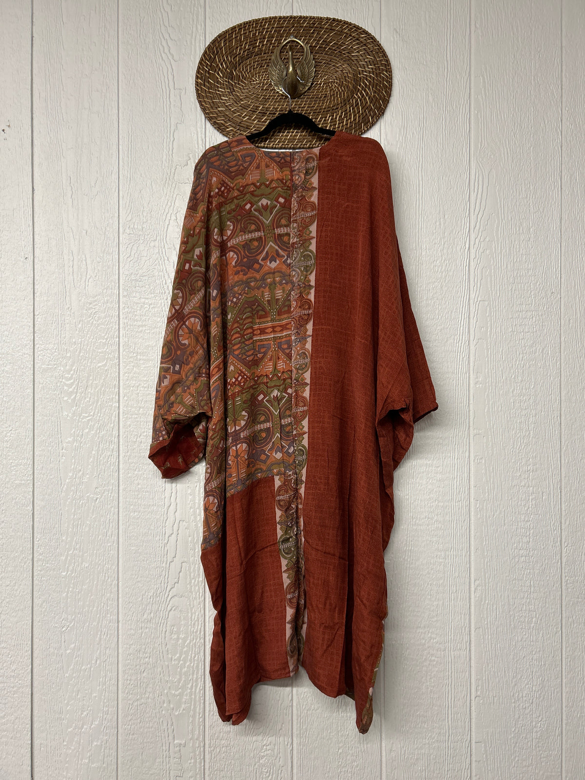 Crepe Sari Gaia Duster Dress 0826 114